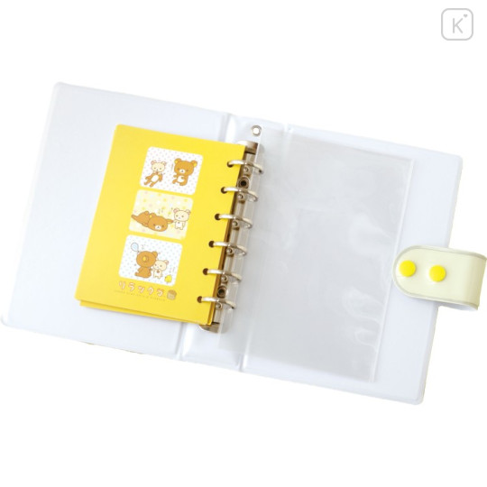 Japan San-X Large Capacity 6-Hole Sticker Binder Organizer - Kiiroitori & Korilakkuma & Rilakkuma : Classic - 3