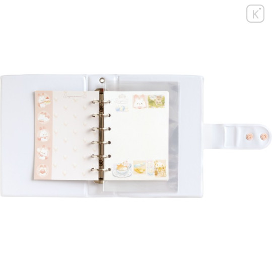 Japan San-X Large Capacity 6-Hole Sticker Binder Organizer - Sugarcocomuu : Pink - 2