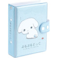 Japan San-X Large Capacity 6-Hole Sticker Binder Organizer - Buru Buru Dog : Blue - 1