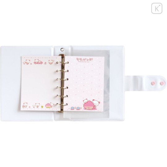 Japan San-X Large Capacity 6-Hole Sticker Binder Organizer - Momo Panda - 2