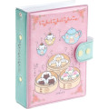 Japan San-X Large Capacity 6-Hole Sticker Binder Organizer - Nyan Nyan Nyanko : Dim Sum - 1