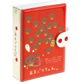 Japan San-X Large Capacity 6-Hole Sticker Binder Organizer - Amaguri-chan Red - 1