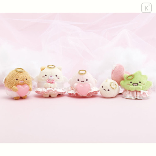 Japan San-X Tenori Plush (SS) Set - Sumikko Gurashi : Angel and Devil's Tail Angel - 2