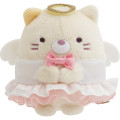 Japan San-X Tenori Plush (SS) Set - Sumikko Gurashi : Angel and Devil's Tail Angel - 6