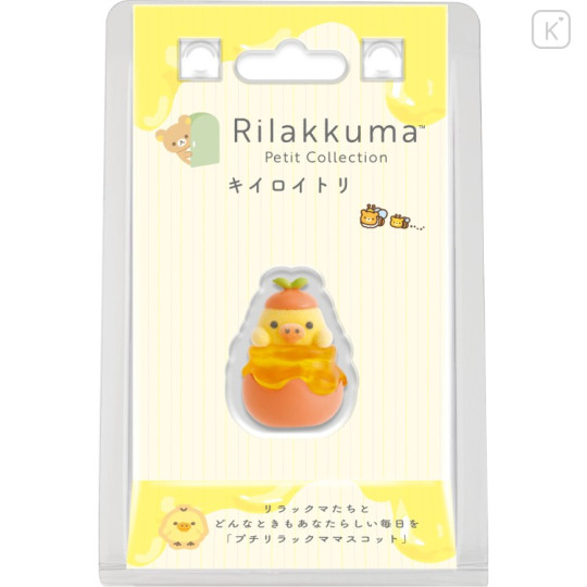Japan San-X Petit Collection Mascot - Kiiroitori : Flocked 5th Edition Honey Jar - 1