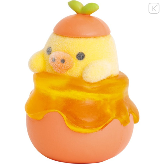 Japan San-X Petit Collection Mascot - Kiiroitori : Flocked 5th Edition Honey Jar - 3