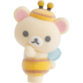 Japan San-X Petit Collection Mascot - Korilakkuma : Flocked 5th Edition Honey Bee - 2