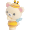 Japan San-X Petit Collection Mascot - Korilakkuma : Flocked 5th Edition Honey Bee - 3