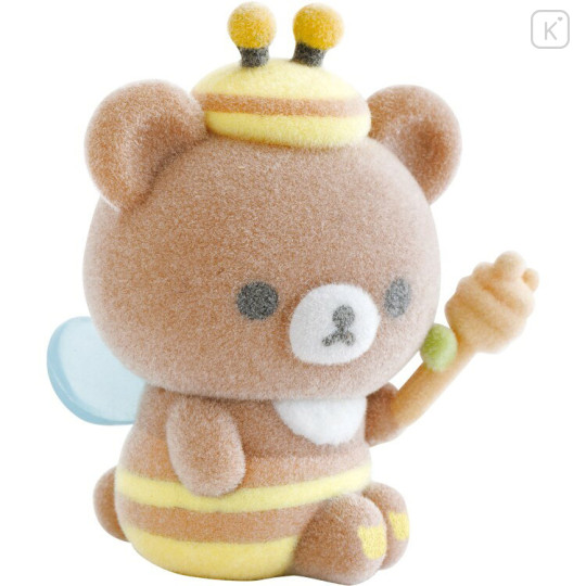 Japan San-X Petit Collection Mascot - Chairoikoguma : Flocked 5th Edition Honey Bee - 3