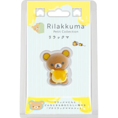 Japan San-X Petit Collection Mascot - Rilakkuma : Flocked 5th Edition Honey