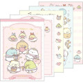 Japan San-X A6 Notepad - Sumikko Gurashi : Angel and Devil's Tail Angel - 1