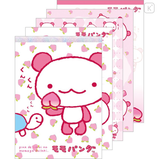 Japan San-X A6 Notepad - San-X Universe Momo Panda - 1