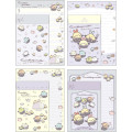 Japan San-X Letter Writing Set - Sumikko Gurashi : Angel and Devil's Tail Devil - 2