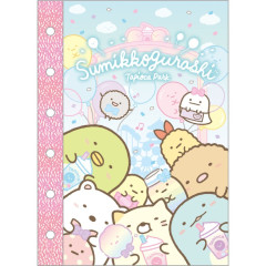 Japan San-X 6 Hole Sticker Notebook - Sumikko Gurashi : Tapioca Park