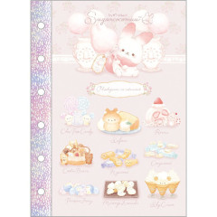 Japan San-X 6 Hole Sticker Notebook - Sugarcocomuu : Pink