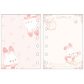 Japan San-X 6 Hole Sticker Notebook - Sugarcocomuu : Pink - 2