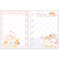 Japan San-X 6 Hole Sticker Notebook - Sugarcocomuu : Pink - 3