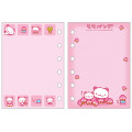 Japan San-X 6 Hole Sticker Notebook - Momo Panda : San-X Universe - 2