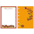 Japan San-X 6 Hole Sticker Notebook - Amaguri-chan Red : San-X Universe - 3