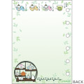 Japan San-X 6 Hole Sticker Binder Refill - Nyan Nyan Nyanko : San-X Universe Dim Sum - 2