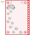 Japan San-X SP Ring Sticker Notebook - Nyan Nyan Nyanko : San-X Universe Pink - 3