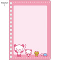Japan San-X SP Ring Sticker Notebook - San-X Universe Momo Panda - 2