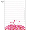 Japan San-X SP Ring Sticker Notebook - San-X Universe Momo Panda - 3
