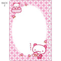 Japan San-X SP Ring Sticker Notebook - San-X Universe Momo Panda - 5