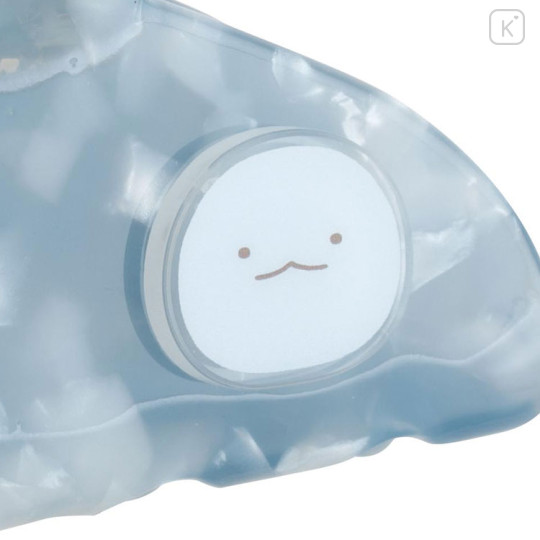 Japan San-X Hair Claw Clip - Sumikko Gurashi : Tokage Blue Pearl Marble - 3
