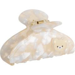 Japan San-X Hair Claw Clip - Rilakkuma : Pearl Marble