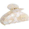 Japan San-X Hair Claw Clip - Rilakkuma : Pearl Marble - 1