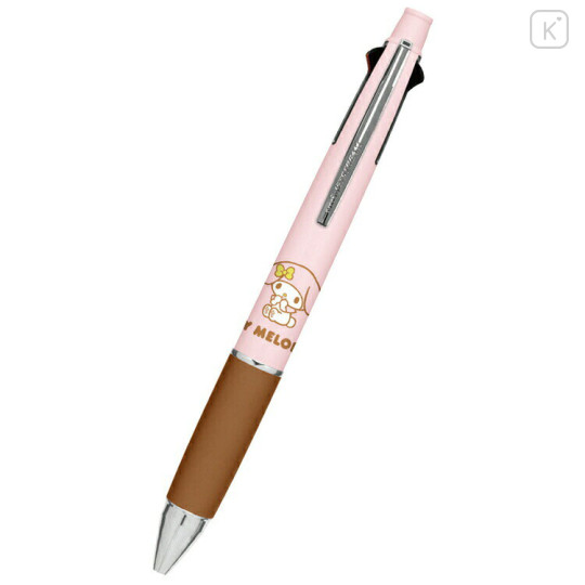 Japan Sanrio Jetstream 4&1 Multi Ballpoint Pen + Mechanical Pencil - My Melody : Ribbon - 1