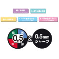 Japan Peanuts Jetstream 4&1 Multi Ballpoint Pen + Mechanical Pencil - Snoopy : Monotone - 3