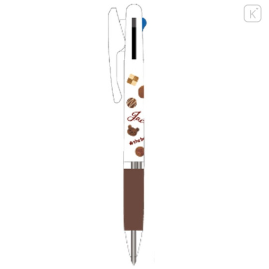 Japan The Bear's School Jetstream 3 Color Multi Ballpoint Pen - Chocolate - 1