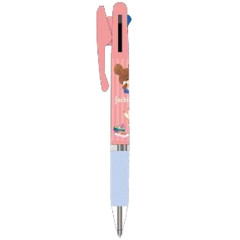 Japan The Bear's School Jetstream 3 Color Multi Ballpoint Pen - Best Friends