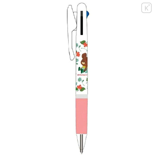 Japan The Bear's School Jetstream 3 Color Multi Ballpoint Pen - Flower - 1