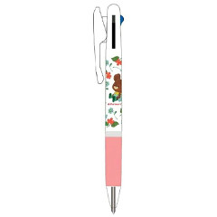 Japan The Bear's School Jetstream 3 Color Multi Ballpoint Pen - Flower