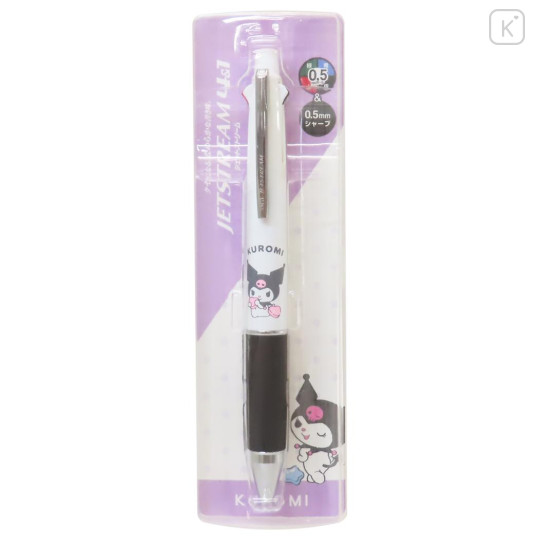 Japan Sanrio Jetstream 4&1 Multi Ballpoint Pen + Mechanical Pencil - Kuromi : Gummy Candy - 3