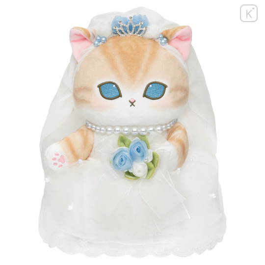 [Pre-order] Japan Mofusand Wedding Pair Plush Toy Set - Bride Cat & Groom Cat - 8