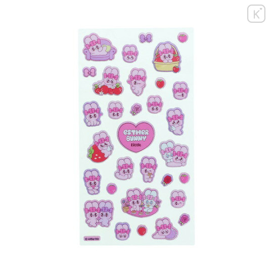 Japan Esther Bunny Glitter Sticker - Esther Bunny Little Pink - 3