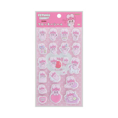 Japan Esther Bunny Flocky Sticker - Esther Bunny Little Pink