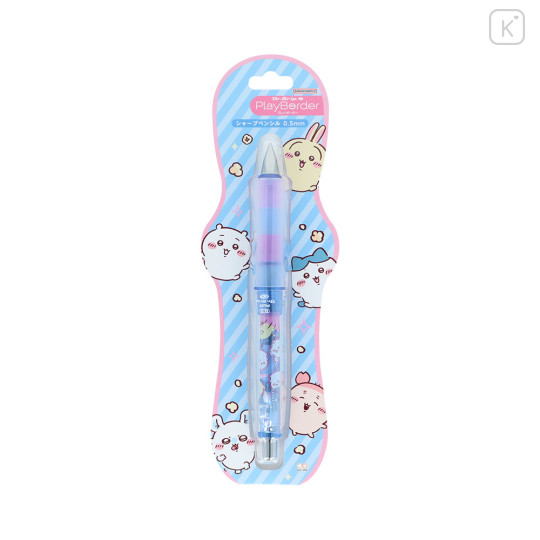 Japan Chiikawa Dr. Grip Play Border Shaker Mechanical Pencil - Popcorn - 1