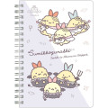 Japan San-X B6SP Notebook - Sumikko Gurashi : Angel and Devil's Tail Ebifurai no Shippo Fried Shrimp Tail - 1