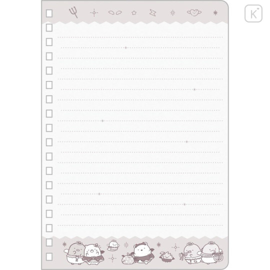 Japan San-X B6SP Notebook - Sumikko Gurashi : Angel and Devil's Tail Ebifurai no Shippo Fried Shrimp Tail - 2