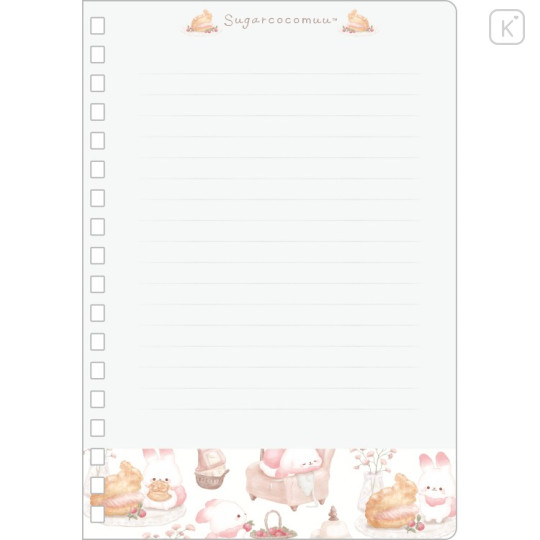 Japan San-X B6SP Notebook - Sugarcocomuu : Sugarcocomuu's Holiday White - 2