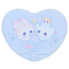 Japan Kamio Hand Mirror with Stone Heart - Magical Berry Berry : Blue Vol. 3