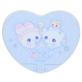 Japan Kamio Hand Mirror with Stone Heart - Magical Berry Berry : Blue Vol. 3 - 1