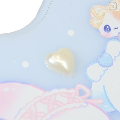Japan Kamio Hand Mirror with Stone Heart - Magical Berry Berry : Blue Vol. 3 - 4