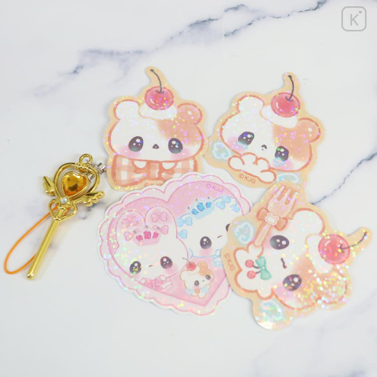 Japan Kamio Flake Stickers with Charm - Magical Berry Berry : Raspberry Vol. 3 - 2