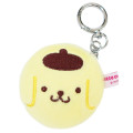 Japan Sanrio Fluffy Double Compact Mirror Keychain - Pompompurin - 1